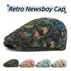 Reversible Design Retro Newsboy Cap Vintage Butterfly Embroidered Beret  Artistic Occasions