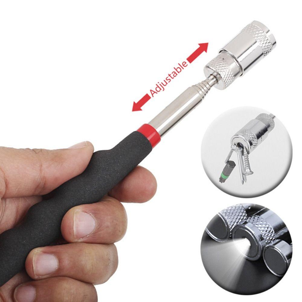 Light Handheld Telescopic Magnetic Pen Magnet Stick Gadget Pickup Rod Stick Magnetic Pick-Up Tools