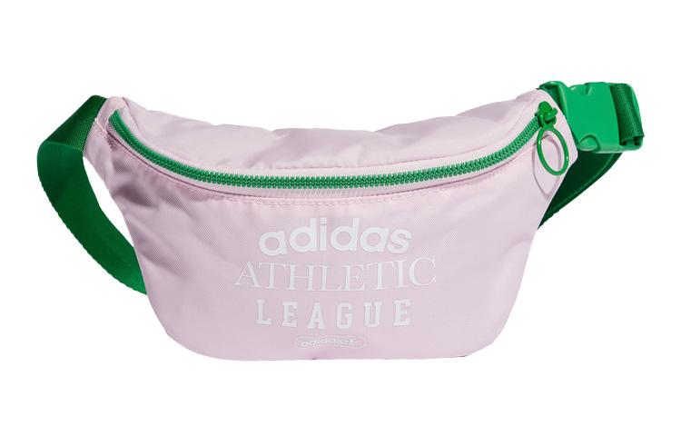 Adidas Originals Trefoil Модная Цветовая Блокировка Полиэстер Сумка-пояс Сумка-слинг Сумка через плечо Обычная Женская Розовый HI4919