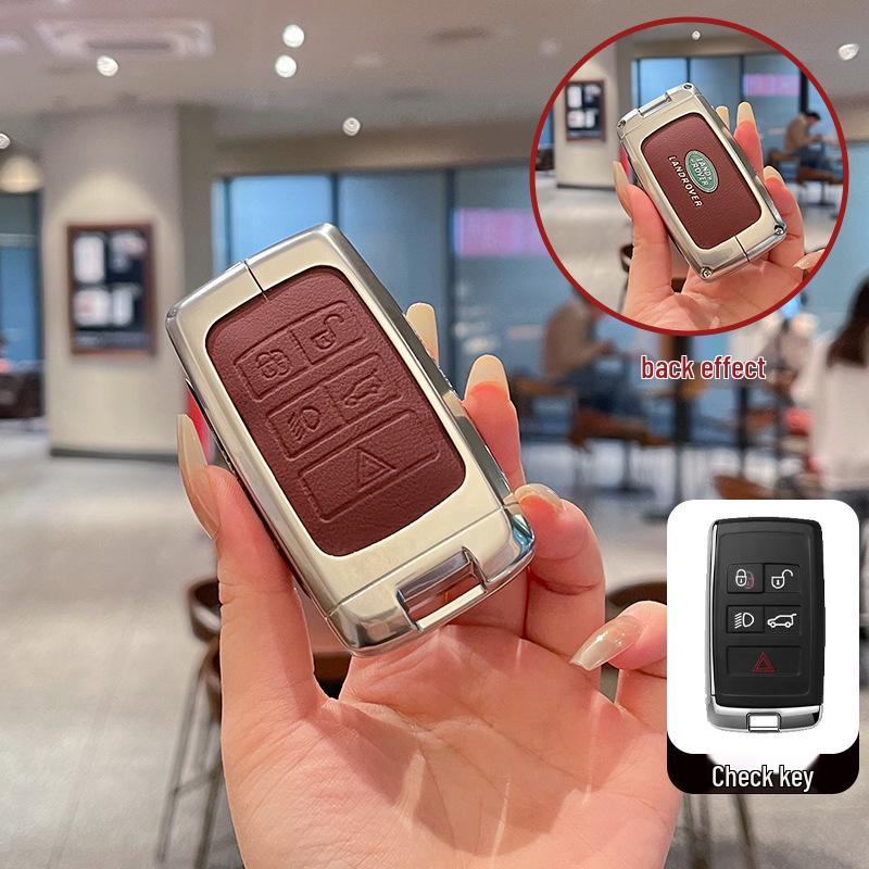 Land Rover Key Case: Compatible with Range Rover Evoque, Discovery 4/5, Velar, Sport, Freelander 2 Models.