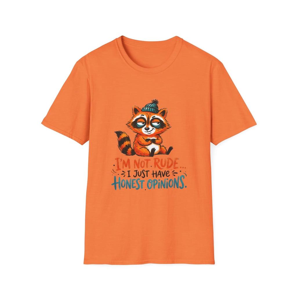 Sassy Raccoon 'I'm Not Rude I Just Have Honest Opinions' T-Shirt
