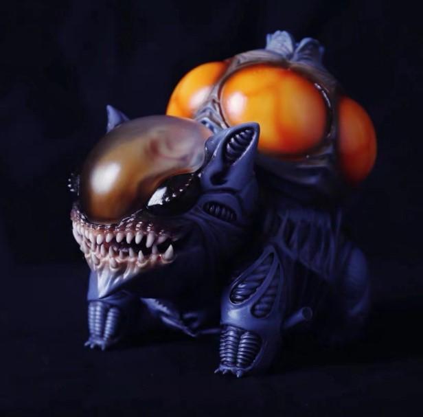 Action Figure Bulbasaur Xenomorph X Pokemon Bulbasaur from Gabenqui 10 Cm