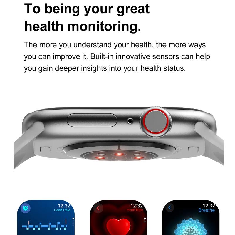 2025 Neue DT Watch 10 Smartwatch Herren Damen 3D-Menü 16GB Großer Speicher TWS Kopfhörer Videowiedergabe NFC Smartwatch für Apple