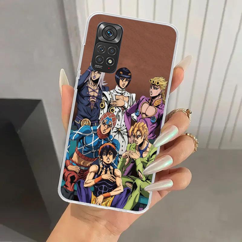 JoJo Bizarre Adventure Golden Wind Phone Case for Xiaomi Redmi Note 15 14 14S 13 12S 12 Pro 11S 11 Plus 11T 11E 10S Soft Funda P