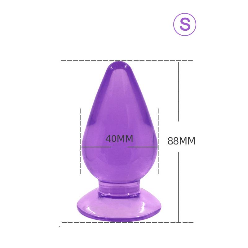 Super Big Soft Anal Plug Butt Plug TPE Clear Large Huge Sex Toys Anal Dildo Bead Unisex Erotic Toys Sex Products for Men Women