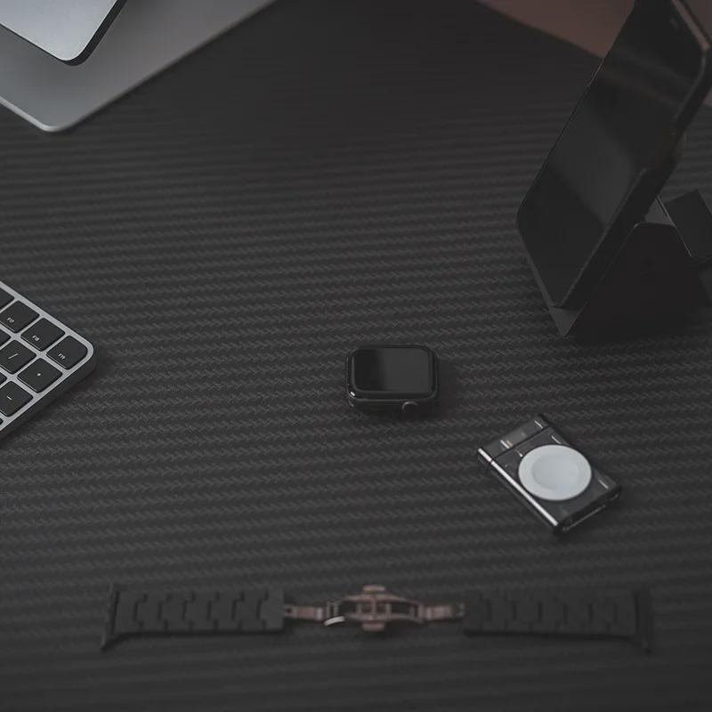 Double-Sided Large Leather Mouse and Writing Desk Pad for Home and Office