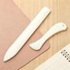 2Pcs Leather Craft Bone Folder Smooth Edge Scoring Creasing Tool Durable Leather Working Accessory for DIY Handmade Leather Projects