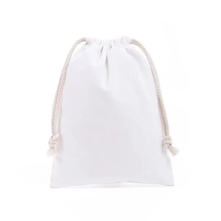 Casual Multi-size Drawstring Cotton Bundle Pocket Wedding Christmas Gift Diy Bag Pouch Home Dust Storage Bag