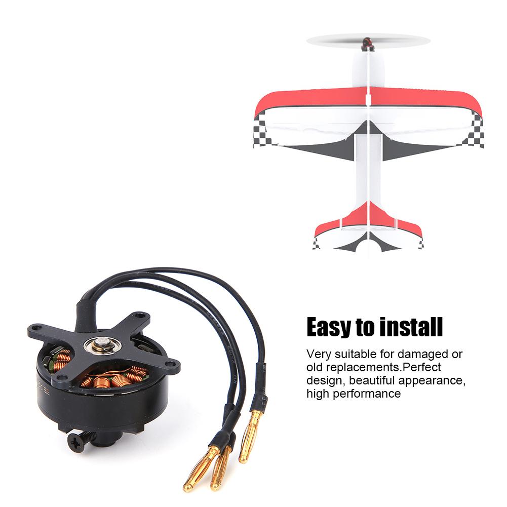 2206 Metal Black 1450KV 20A Adapter ESC RC Brushless Motor for Radiolink  60 Fixed Wing Replacement