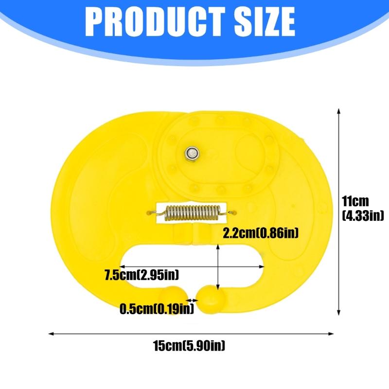 Adjustable Calf Nose Rings Set Of 10 Secure Comfortable Design For Smooth Weaning Process In Calves And Cattle Farm Use