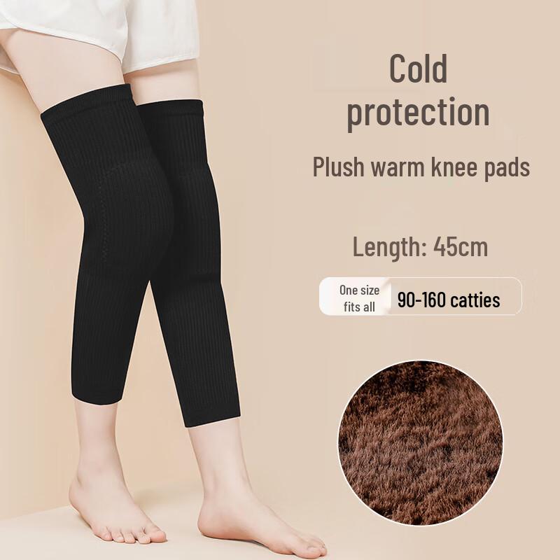 Autumn Winter Velvet Thickened Knee Warmer