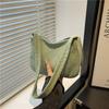 Frühling und Sommer neue Tasche Damen Achseltasche strukturierter Cordstoff Handtasche Tasche lässige Umhängetasche