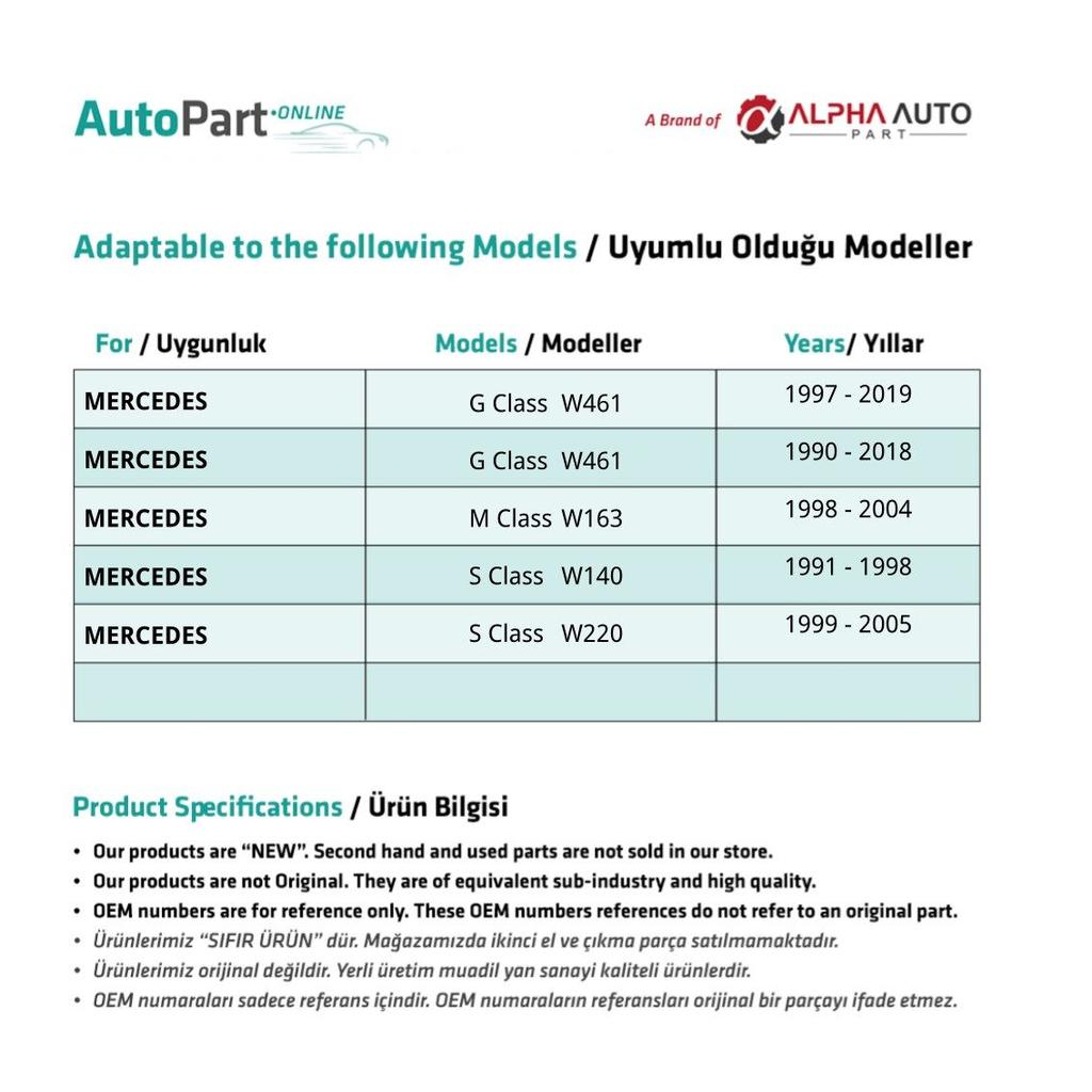 Connector for Mercedes A Class W168, M Class W163