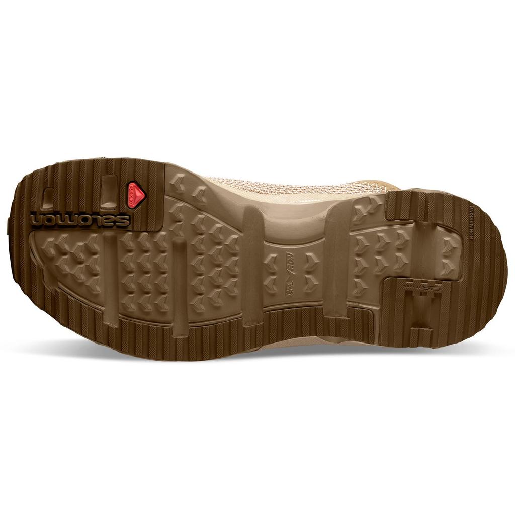 SALOMON Beams X  RX Slide 3.0 Cushioning Comfortable EVA Non-Slip Durable Open-Toe Slippers Unisex Slippers Brown 474207