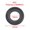 10Pcs M12- M14 Auto Engine Oil Drain Plug Gaskets Rubber Sealing Oil Drain Plug Gasket Washer Replacement 12616850