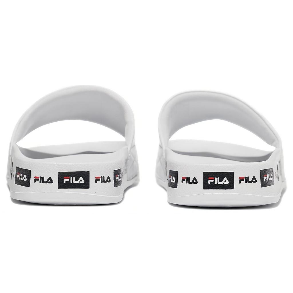 FILA Quiet Slide Slippers Unisex White Korean Style 1SM01591D_100