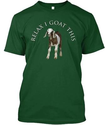 Das Ziegen-T-Shirt Hergestellt in den USA Größe S bis 5XL