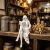 Reading Witch Lady Statue 3D Printing Book Reader Sitting Posture Figurine Vintage Ornaments Fireplace Bookshelf Desk Home Decor
