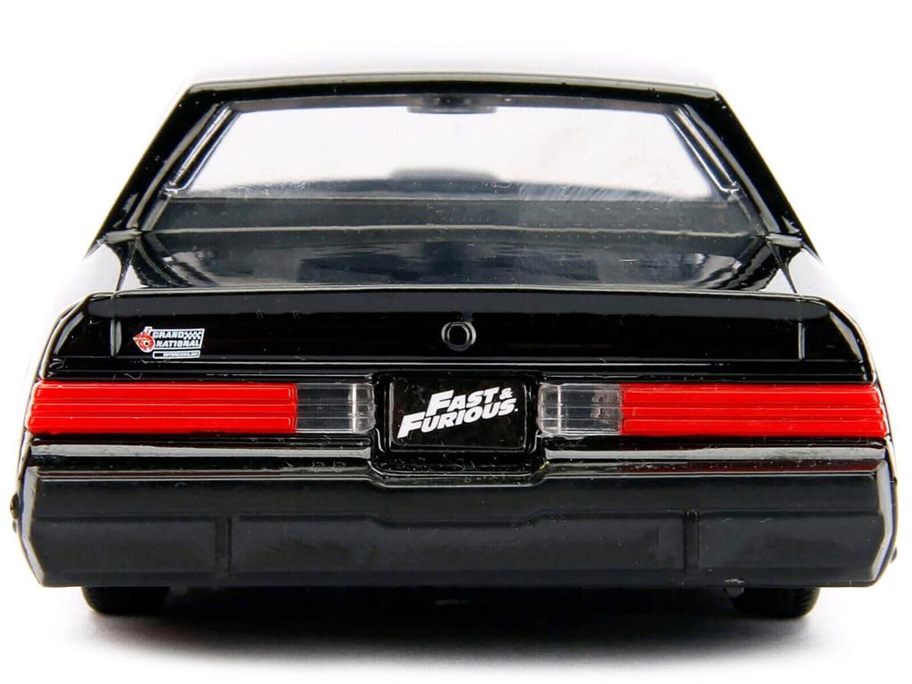 JADA TOYS 1/32 Scale Fast & Furious Dom's Buick Grand National 1987 Black F&F Dom's Buick Grand National Diecast Model Car [Parallel Import]