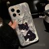 IMD Feather Yarn Naughty Kitten Suitable for iPhone17promax Apple 16 Mobile Phone Case 14/15 Large Hole 17