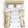 Bamboo House Decor Bedding Set Comforter Duvet Cover Pillow Shams Bamboo Pattern In Traditional Chi Bedding Cover Double Bed Set