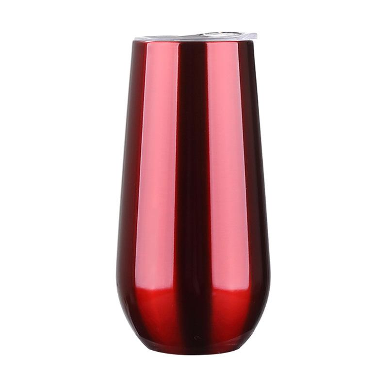 U shaped double wall 10oz stainless steel tumbler champagne cup 201-300ml