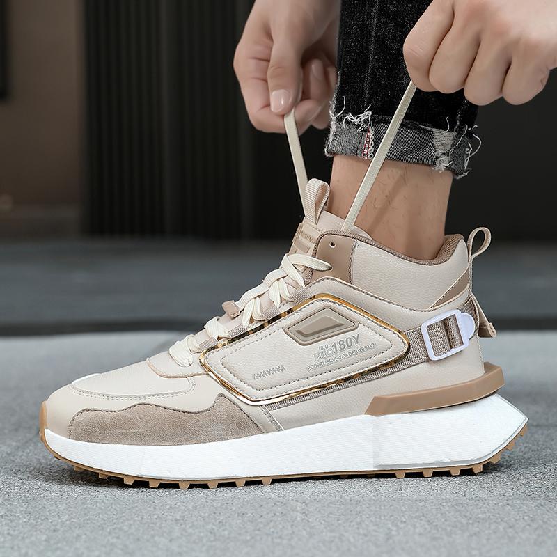 Fashion 2024 New Winter Men Boots  Slippers Warm Men Shoes Waterproof Non-Slip Plush Sneakers Male  Leather Boots Plus Size  45