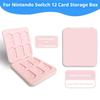 Game Card Holder, 12-Card Storage Case, 1/2 Card Slot Storage Box for Switch, Gaming Accessories