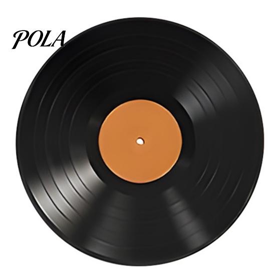 Personalized Vinyl Record Gift DIY Graffiti Clock Ornament, Reusable Blank Acrylic Retro Tabletop Decorative Display Wall Decor with Stand,