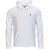 Polo Ralph Lauren FW23 Solid Color Hooded Pullover Fitted Long Sleeve Sweatshirt Men Sweatshirt White 710847203-015