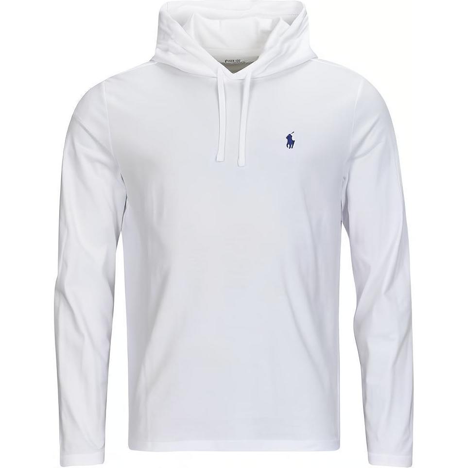 

Polo Ralph Lauren FW23 Однотонный худи-пуловер приталенного кроя с длинными рукавами Мужской свитшот Белый 710847203-015 M