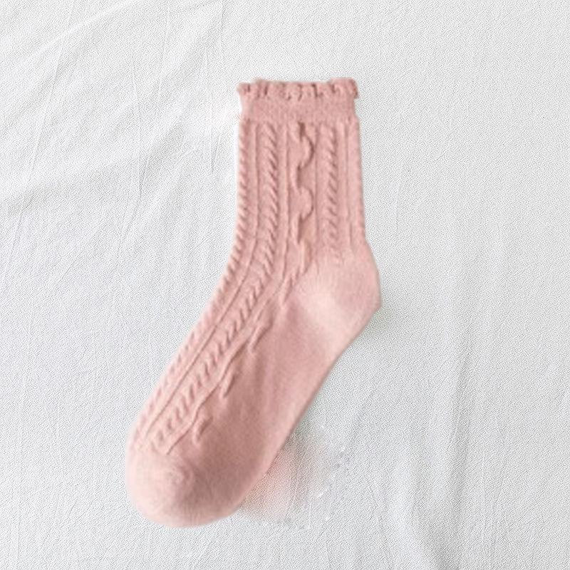 Maternity Pure Cotton Socks – Mid-Calf, Over-the-Knee, Loose Fit for Pregnancy & Postpartum (Spring, Autumn, Winter)