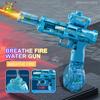 HUIQIBAO Electric Pulse Water Gun Simulated Flame Sensor Light Fully Automatic Fights Toy Water Pistol Outdoor Beach Toys Adult