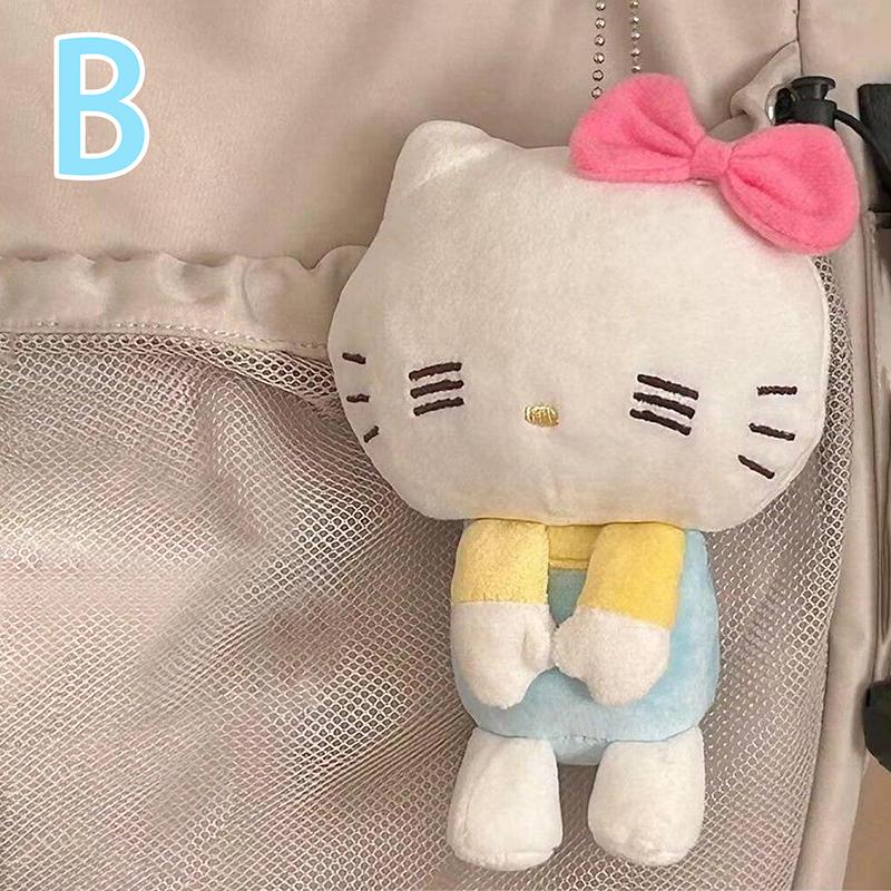 

Мерехтлива або мовчазна Каваї Хелло Кітті Плюшева Іграшка Милий Брелок Плюшева Лялька Kt Підвіска Подарунок на День Народження Аксесуари для Рюкзака