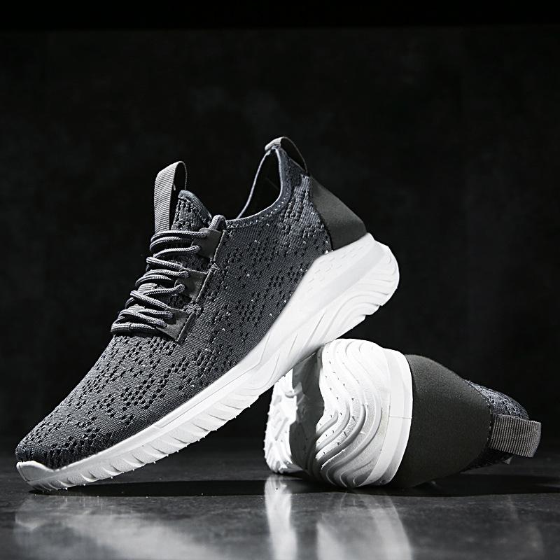 Men'S Shoes Autumn Fly-Woven Shoes Casual Sports Shoes Men'S Soft-Soled Breathable Sports Shoes
