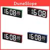 Modern Minimalist Led Digital Alarm Clock With Calendar And Temperature For Bedroom Or Office Use