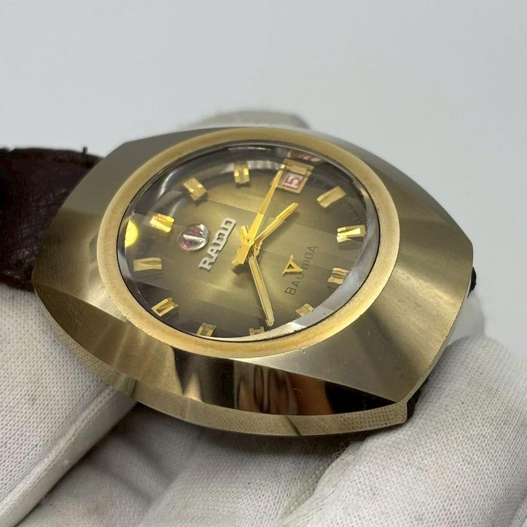 Used [Operation/Automatic] RADO BALVOA V Men's Watch At
