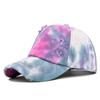 Duck Tongue Cap With Holes Baseball Cap Wornout Holes Graffiti Sunshade Hat