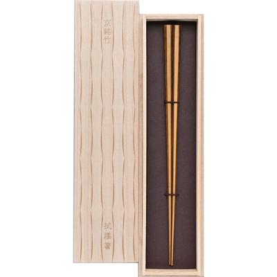 Hashikura Matsukan Kyoto Shimizu Meitake Chopsticks High Quality Natural Bamboo 24cm Octagonal Lacquer White Bamboo Black Made In Japan G-90560