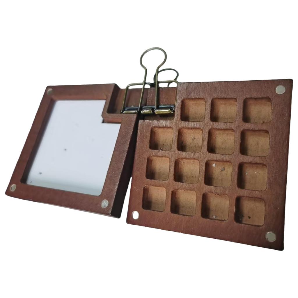 8/15 Grids Watercolor Palette Set Portable Sketchbook Palette Small Paint Palette Watercolour Travel Set for Painters