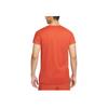 Nike Court Slam Printed Logo Crew Neck Short Sleeve T-Shirt Men tops Rust FD5263-811