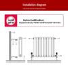 Minggu 5025 Steel Column Water Radiator