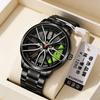 Straight Hair Men'S High-End Wheel Watches Trend Fashion Locomotive Watches Non-Mechanical Watches Student Trend Watches