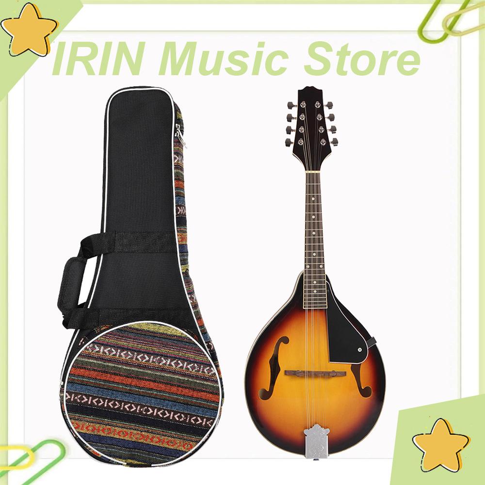 IRIN Smart Mandolin 8-String Guitar A Style Electric Slient Mandolin Stringed Instruments with Bag Mini Guitar Parts&Accessories