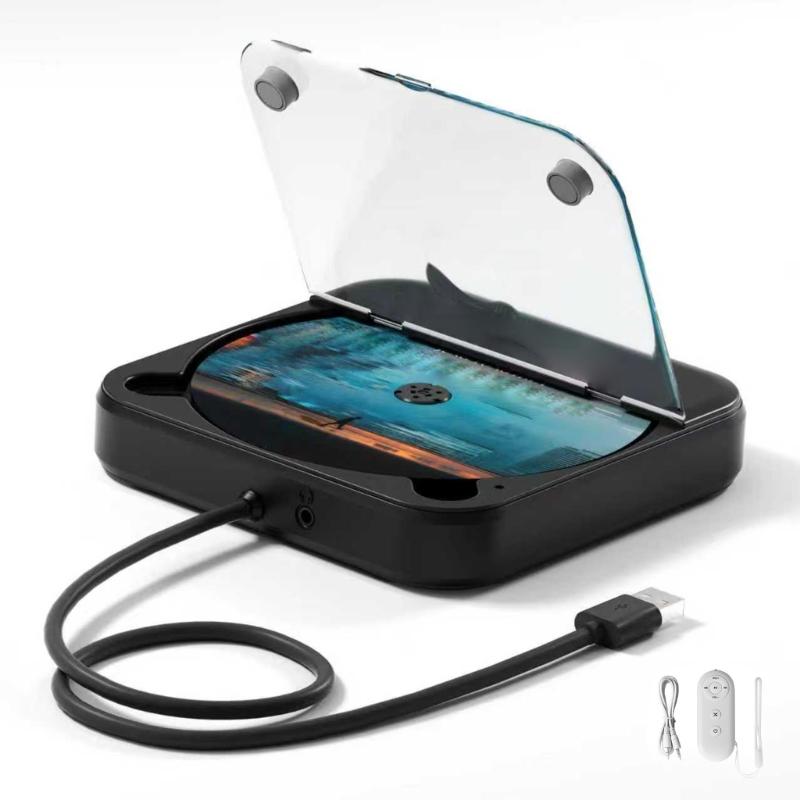 

Portable External Disc Player Compatible for Car Stereo Laptop TV And Computer Vehicle Home Use Supports Disc , Disc -R, чорний