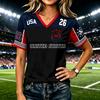 Women's Casual Letter Print Short Sleeve T-Shirt for Everyday Wear