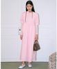 Partimento Woman Puff Sleeve Maxi Dress_Pink