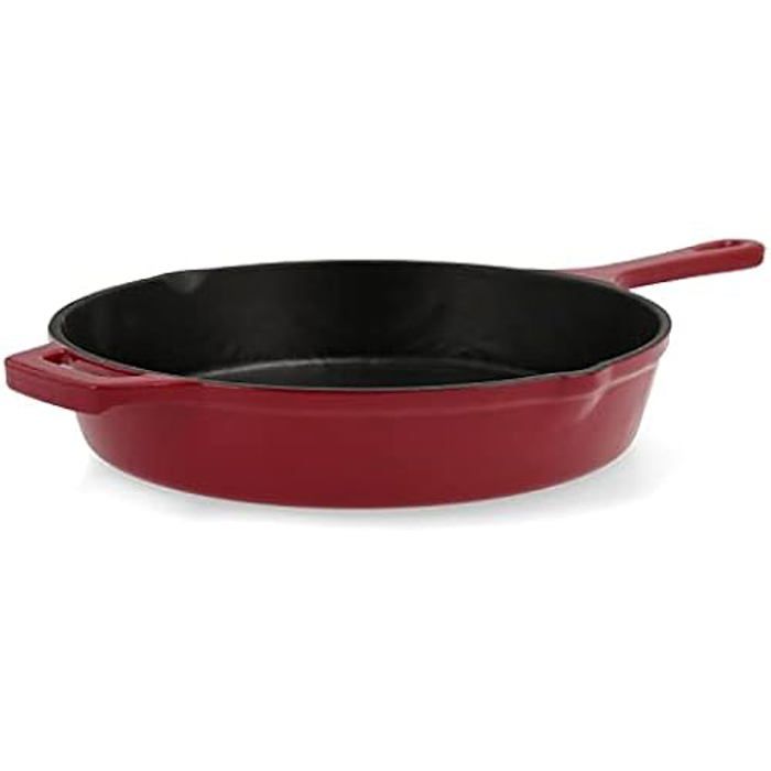 Pfanne - QUID - Fierro - 26 cm - Emailliertes Gusseisen - Rot - Induktionsgeeignet