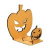 Halloween Shadow Candle Holder Funny Shadow Stand Candlestick with Witch Skeleton Pumpkin Cat Silhouette Holiday Table Centerpiece