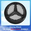 XHXII1 2025 New For Mercedes Benz Car Front Grill Emblem Star Badge 3D Mirror OE Style Flat Surface For Mercedes Benz W245 W204 X204 B1